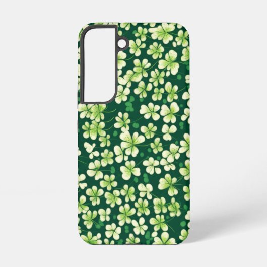 Coque Samsung Galaxy Tapisserie Shamrock Emeraude : Vert foncé (Verso)