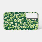 Coque Samsung Galaxy Tapisserie Shamrock Emeraude : Vert foncé (Verso Horizontal)