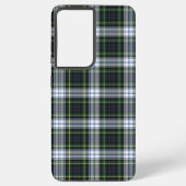 Coque Samsung Galaxy Tartan blanc vert Clan Gordon (Verso)