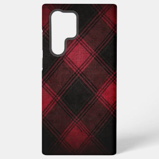 Coque Samsung Galaxy Tartan Bourgogne