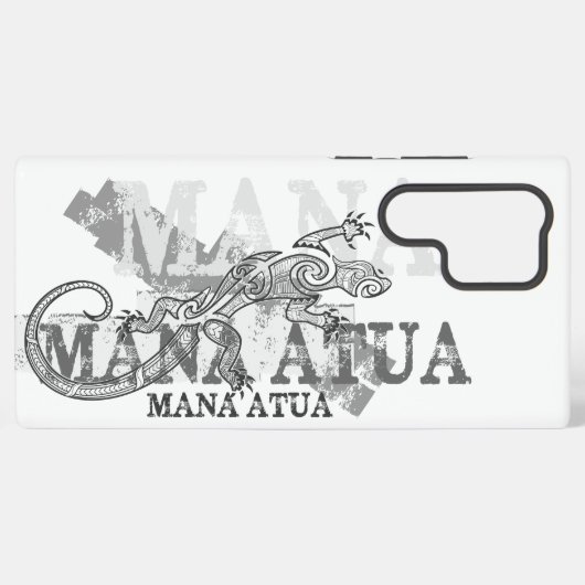 Coque Samsung Galaxy tatouage maori Mana Atua (Verso Horizontal)