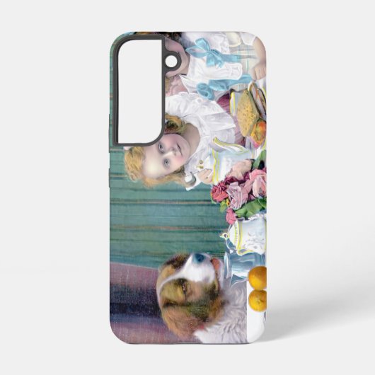 Coque Samsung Galaxy Tea Party vintage (Verso)