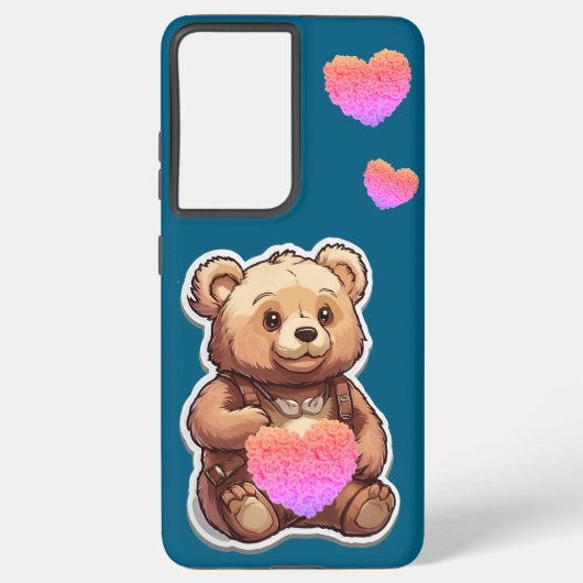 Coque Samsung Galaxy Teddy Bear (Verso)
