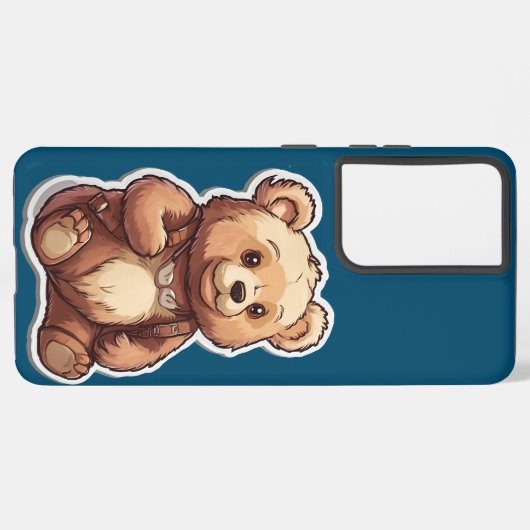 Coque Samsung Galaxy Teddy Bear (Côté gauche)