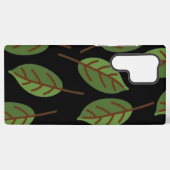 Coque Samsung Galaxy Téléphone Motif feuille (Verso Horizontal)