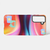 Coque Samsung Galaxy Téléphone Rainbow (Verso Horizontal)