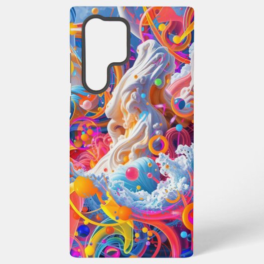 Coque Samsung Galaxy Tempête océanique (Verso)