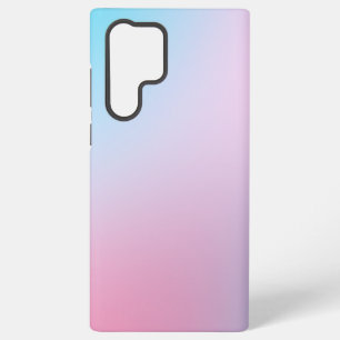 Coque Samsung Galaxy Tendance Contemporain Bleu Rose Cyan