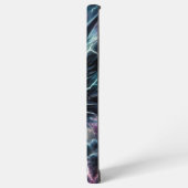 Coque Samsung Galaxy Tête de dragon dans un orage avec éclairs (Côté gauche)