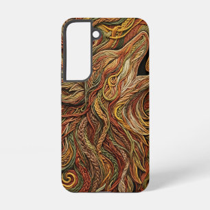 Coque Samsung Galaxy Têtes de loup abstraites Boîtiers Samsung Tons Ter