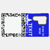 Coque Samsung Galaxy TeXit Coin Android Galaxy QR (Verso Horizontal)