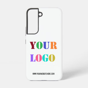 Coque Samsung Galaxy Texte de logo d'entreprise personnalisé Votre cade