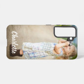 Coque Samsung Galaxy Texte photo personnalisé (Verso Horizontal)