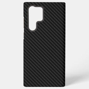 Coque Samsung Galaxy Texture de tissage en fibre de carbone lisse, mode
