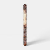 Coque Samsung Galaxy Texture métallique rouille brun cool Nom personnal (Côté gauche)