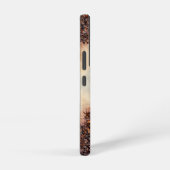 Coque Samsung Galaxy Texture métallique rouille brun cool Nom personnal (Côté droit)