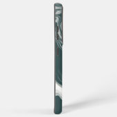 Coque Samsung Galaxy Texture Noire Et Marbre blanc Sans Faille (Côté droit)