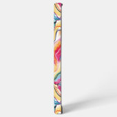 Coque Samsung Galaxy Texture organique de printemps avec des formes ond (Côté gauche)