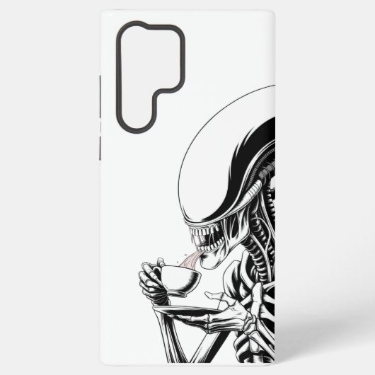 Coque Samsung Galaxy Thé Alien Time (Verso)