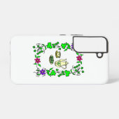 Coque Samsung Galaxy Thème de la Saint-Patrick Ensemble à thé irlandais (Verso Horizontal)