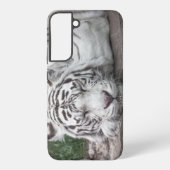 Coque Samsung Galaxy Tigre blanc (Verso)