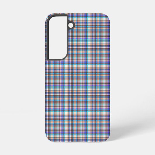 Coque Samsung Galaxy Tissu plaqué À damiers Motif d'impression-57689 (Verso)