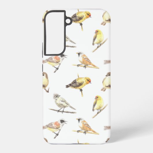 Coque Samsung Galaxy Tit birds motif (Verso)