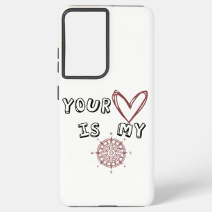 Coque Samsung Galaxy Ton coeur est mon boussole