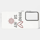 Coque Samsung Galaxy Ton coeur est mon boussole (Côté gauche)