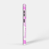 Coque Samsung Galaxy Tons de camouflage rose et blanc (Côté droit)