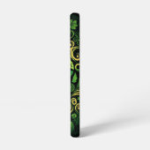 COQUE SAMSUNG GALAXY TONS DE SHAMROCKS CELTIQUES IRLANDAIS VERTS (Côté gauche)