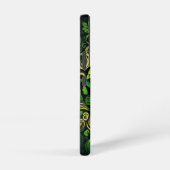 COQUE SAMSUNG GALAXY TONS DE SHAMROCKS CELTIQUES IRLANDAIS VERTS (Côté droit)