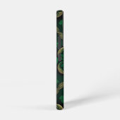 COQUE SAMSUNG GALAXY TONS DE SHAMROCKS CELTIQUES IRLANDAIS VERTS (Côté droit)