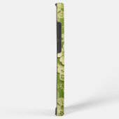 COQUE SAMSUNG GALAXY TONS VERT ORNÉ DE LACE IRLANDAISE (Côté droit)