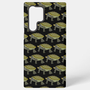 Coque Samsung Galaxy Tortue diamantée (motif noir) - Boîtier Samsung
