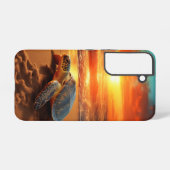 Coque Samsung Galaxy Tortue dorée Horizon (Verso Horizontal)