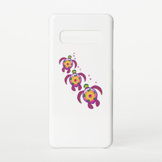 Coque Samsung Galaxy Tortues de Honu hawaïennes tropicales (Dos)