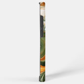 Coque Samsung Galaxy Tourbillon argenté et violet (Côté droit)