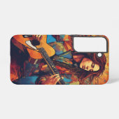 Coque Samsung Galaxy Tourbillon mélodique (Verso Horizontal)