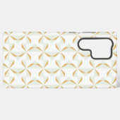 Coque Samsung Galaxy Tourbillons d'argent et d'or (Verso Horizontal)