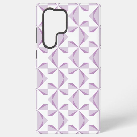 Coque Samsung Galaxy Tourbillons violets (Verso)