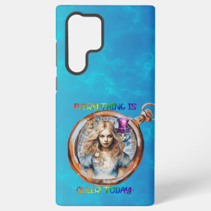 Coque Samsung Galaxy Tout est étrange aujourd'hui - Alice au pays des m