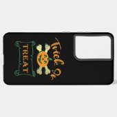Coque Samsung Galaxy Tracer ou traiter les os croisés citrouille Hallow (Côté gauche)