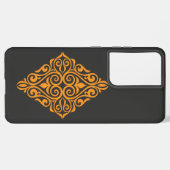 Coque Samsung Galaxy Traditional Tattoo Art Inspired Design (Verso Horizontal)