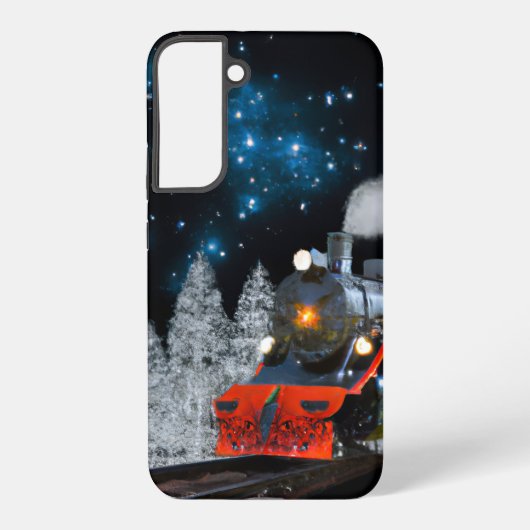 Coque Samsung Galaxy Train/hiver/Noël (Verso)