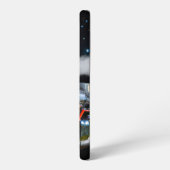 Coque Samsung Galaxy Train/hiver/Noël (Côté gauche)