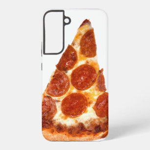 Coque Samsung Galaxy tranche de pizza pepperoni classique de SlipperyJo