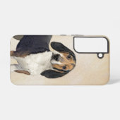 Coque Samsung Galaxy Treeing Walker Coonhound Peinture - Art original (Verso Horizontal)