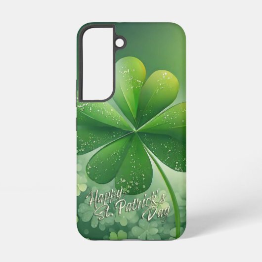 Coque Samsung Galaxy Trèfles verts Joyeuse Saint-Patrick (7) c (Verso)