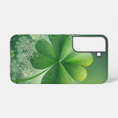 Coque Samsung Galaxy Trèfles verts Joyeuse Saint-Patrick (7) c (Verso Horizontal)